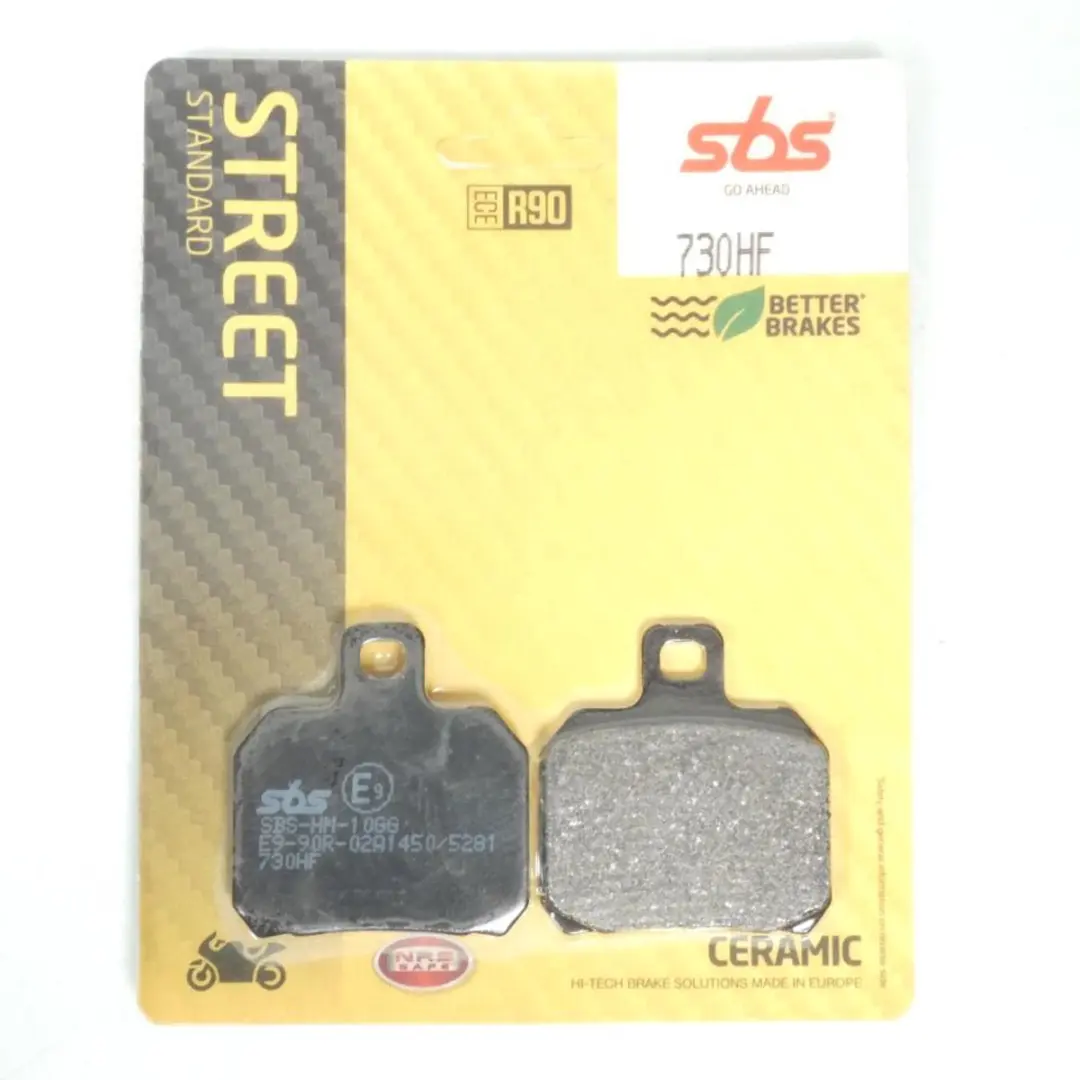 SBS 730HF Keramische Remblokken - Zilver - afbeelding 2 van 3