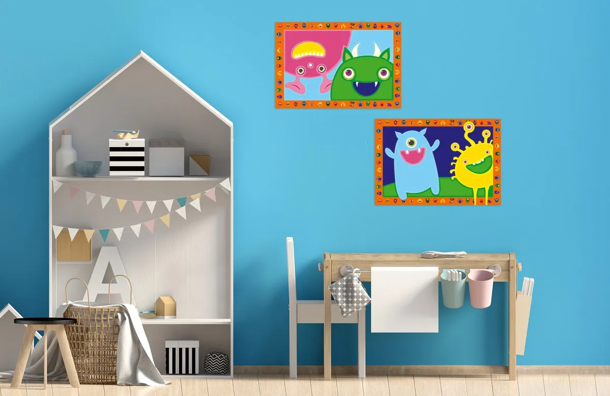 Ravensburger CreArt Silly Monsters Schilderset - 15 Kleuren - Multicolor