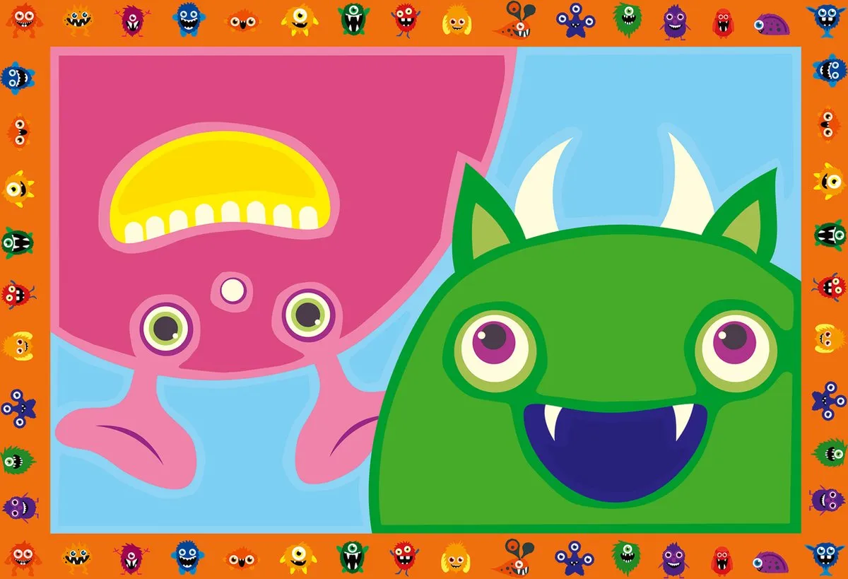 Ravensburger CreArt Silly Monsters Schilderset - 15 Kleuren - Multicolor