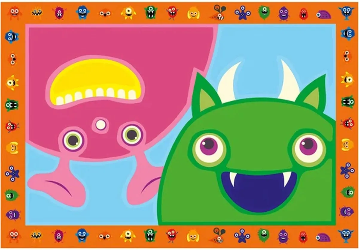 Ravensburger CreArt Silly Monsters Schilderset - 15 Kleuren - Multicolor