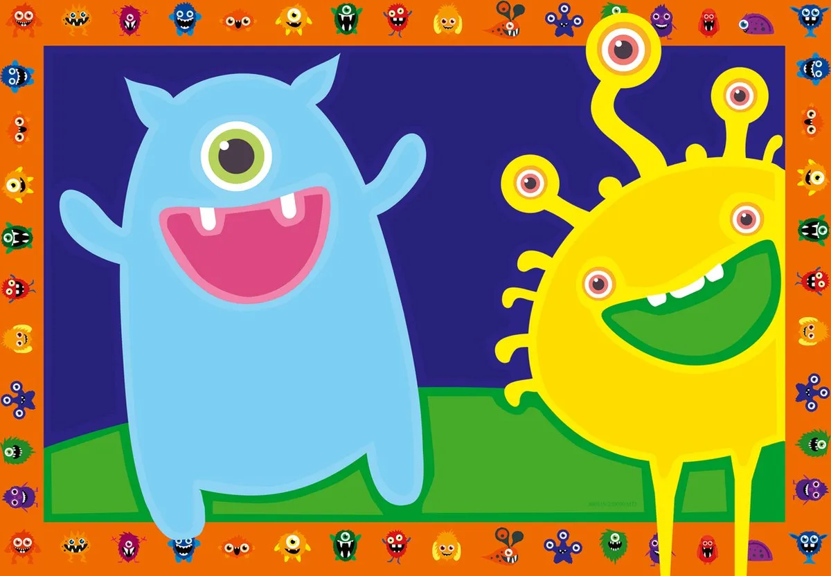 Ravensburger CreArt Silly Monsters Schilderset - 15 Kleuren - Multicolor