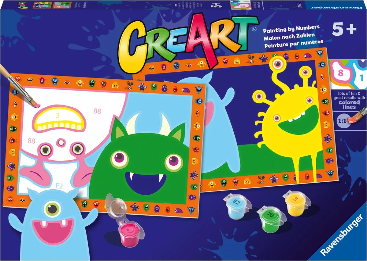 Ravensburger CreArt Silly Monsters Schilderset