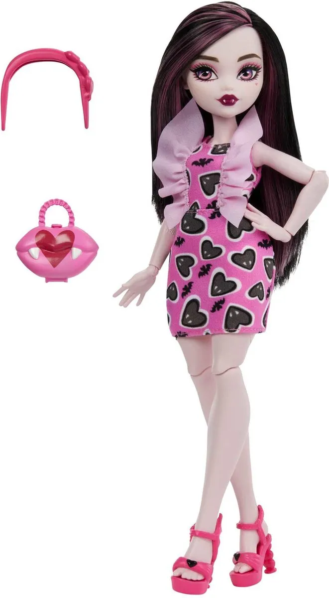 Mattel Monster High Draculaura Modepop HKY74 - Meerkleurig