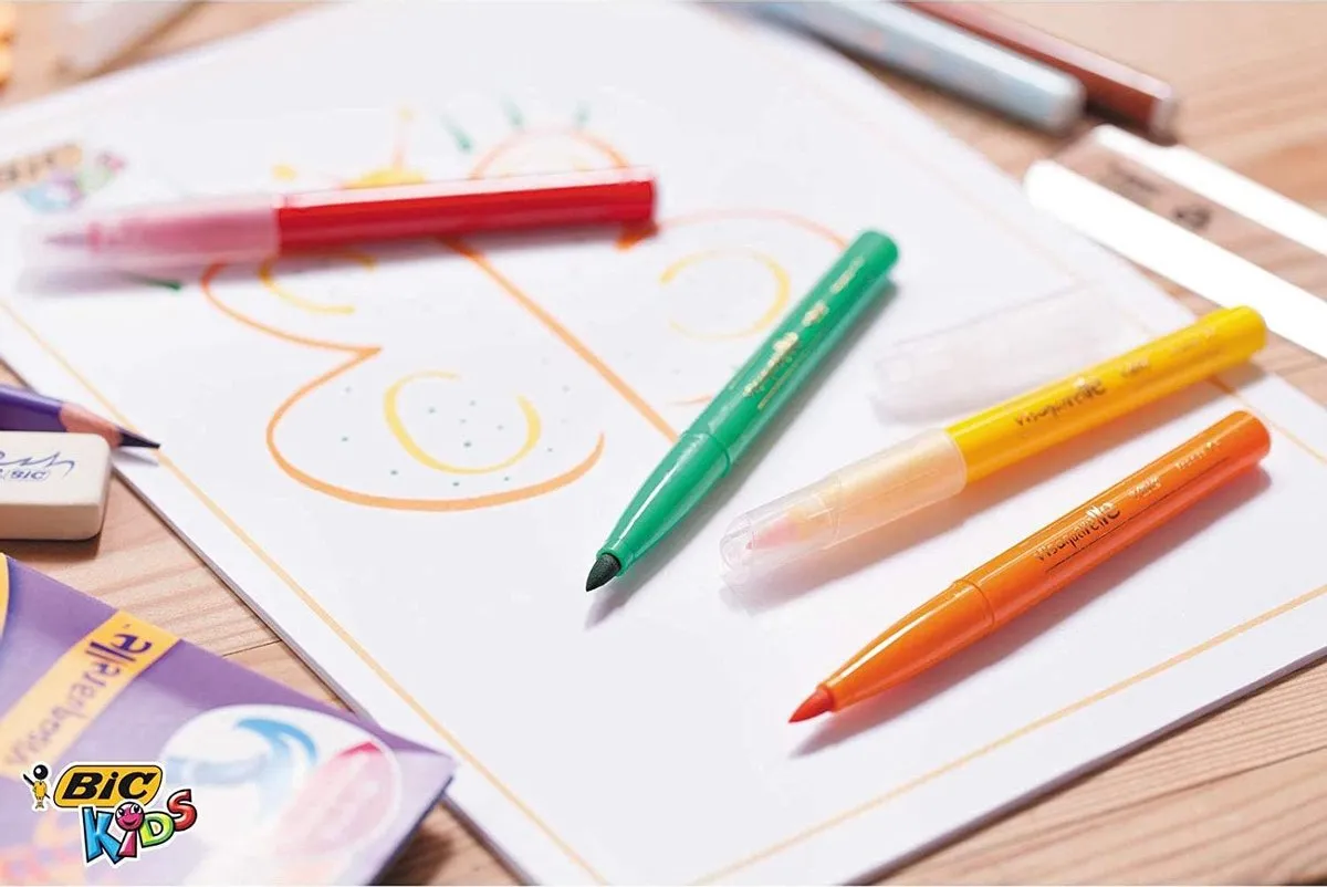 Bic Kids Visaquarelle Viltstiften - 10 Stuks - afbeelding 6 van 6