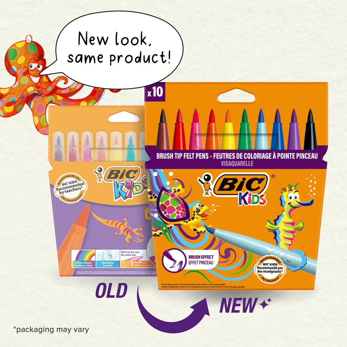 Bic Kids Visaquarelle Viltstiften - 10 Stuks