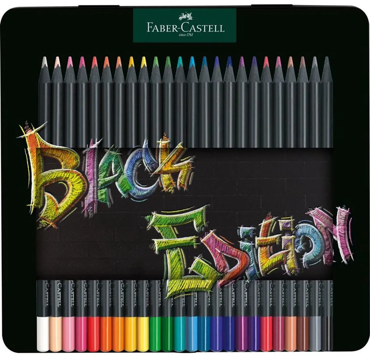 Faber-Castell Black Edition FC-116425 Kleurpotloden - 24 Stuks