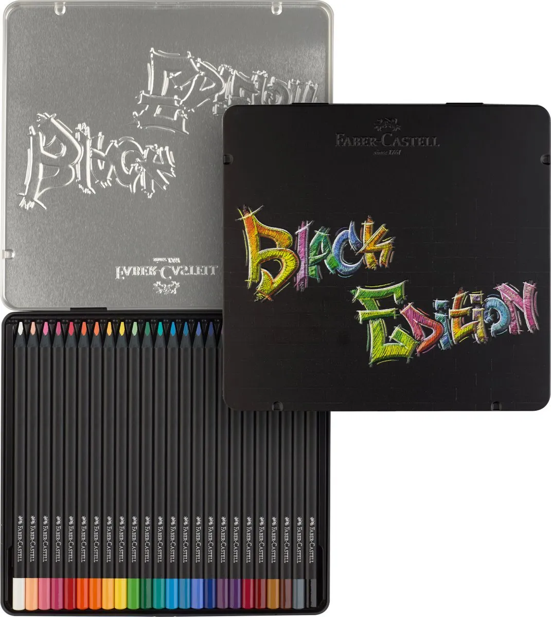 Faber-Castell Black Edition FC-116425 Kleurpotloden - 24 Stuks