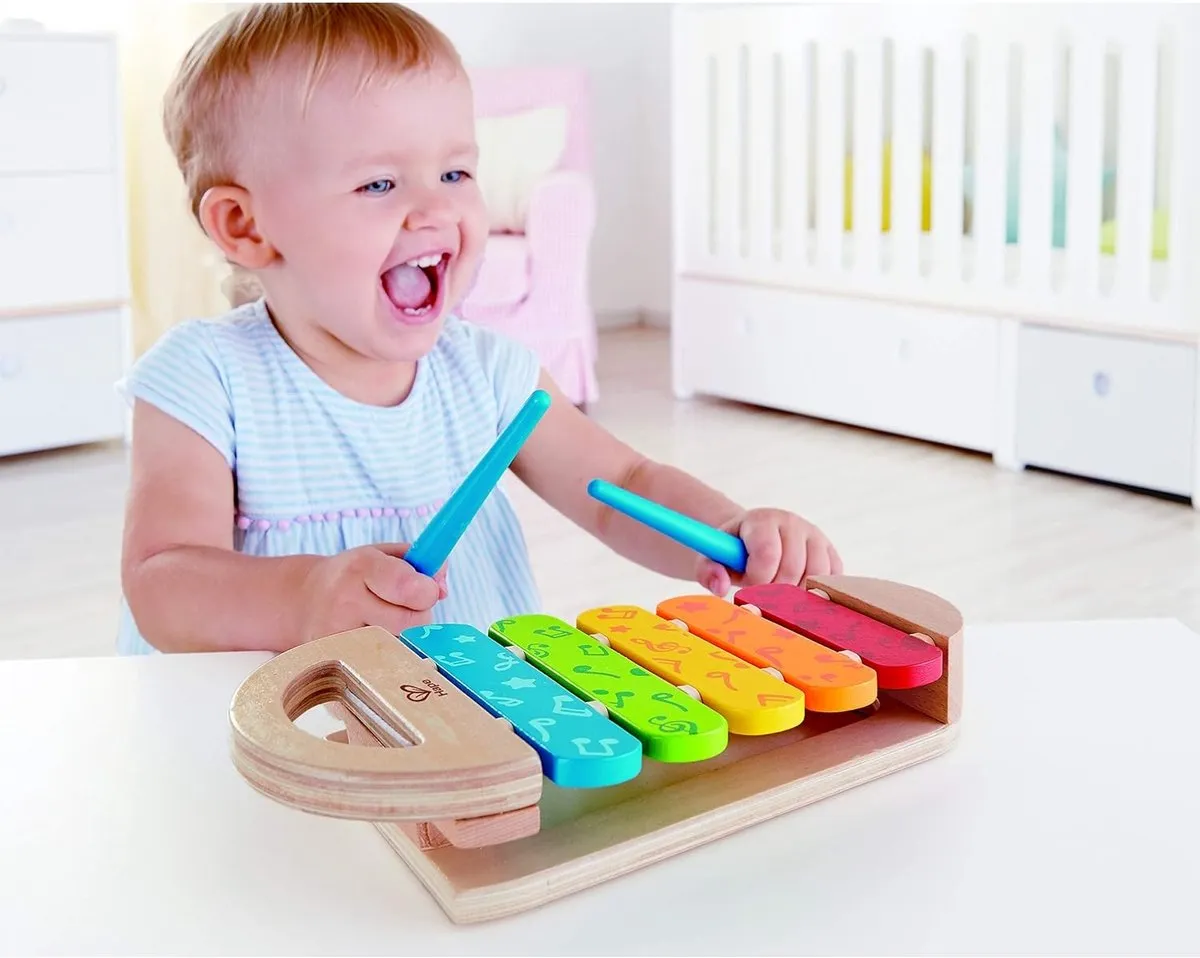 Hape Regenboog Xylofoon - Veelkleurig - afbeelding 6 van 6
