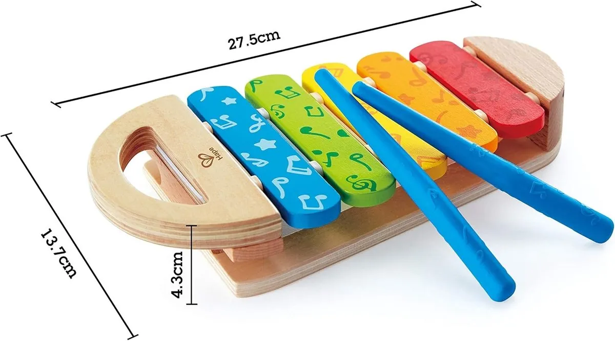 Hape Regenboog Xylofoon - Veelkleurig