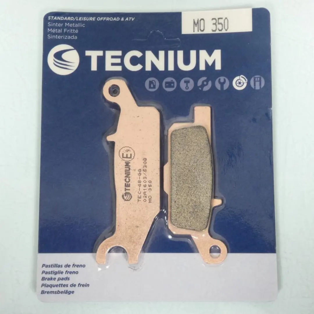 Plaquette de frein Tecnium pour Quad Yamaha 550 Yfm Grizzly (4X4) 2011 AVG Neuf