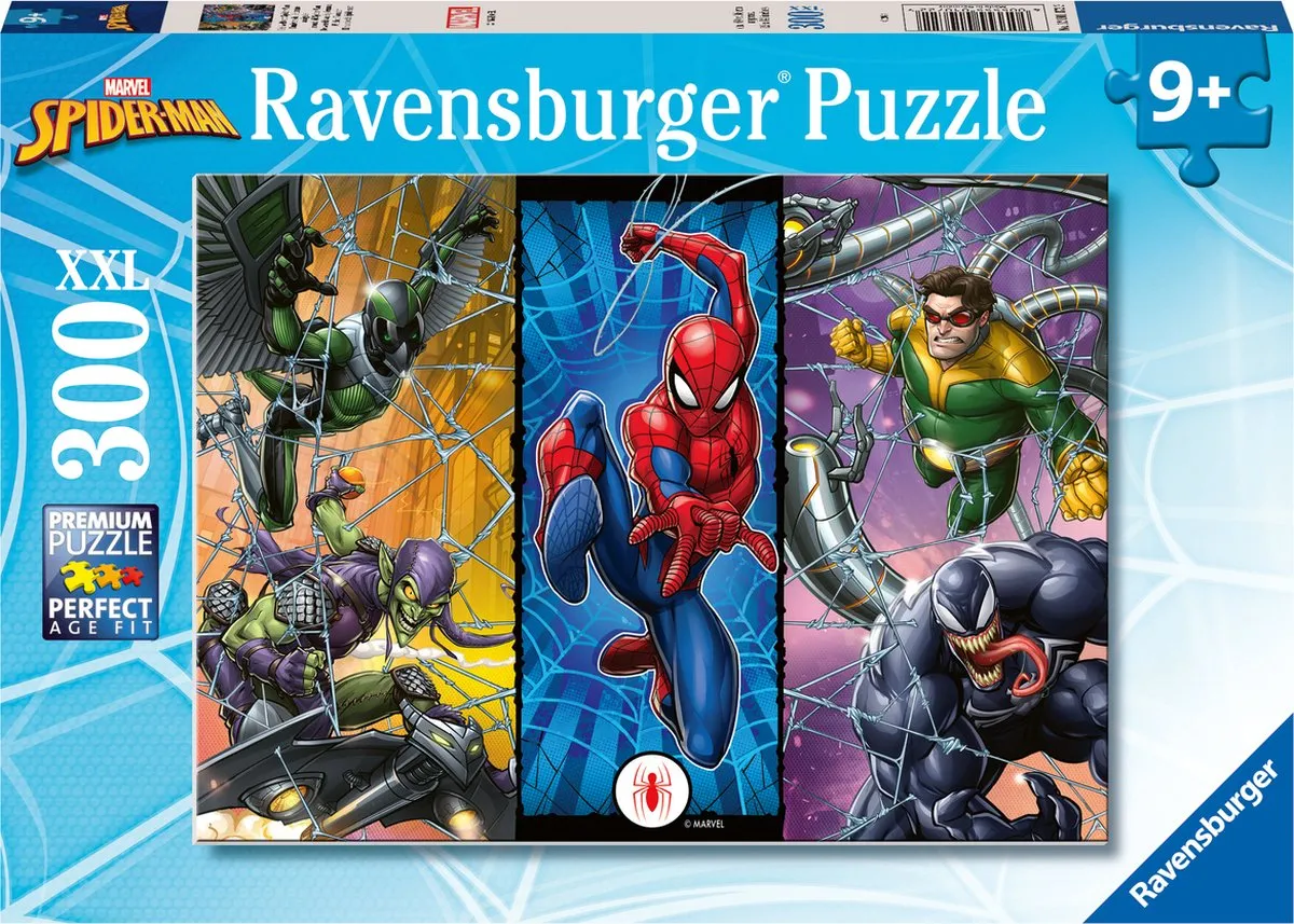 Ravensburger Marvel Spiderman Legpuzzel 300 XXL Stuks - 12001072