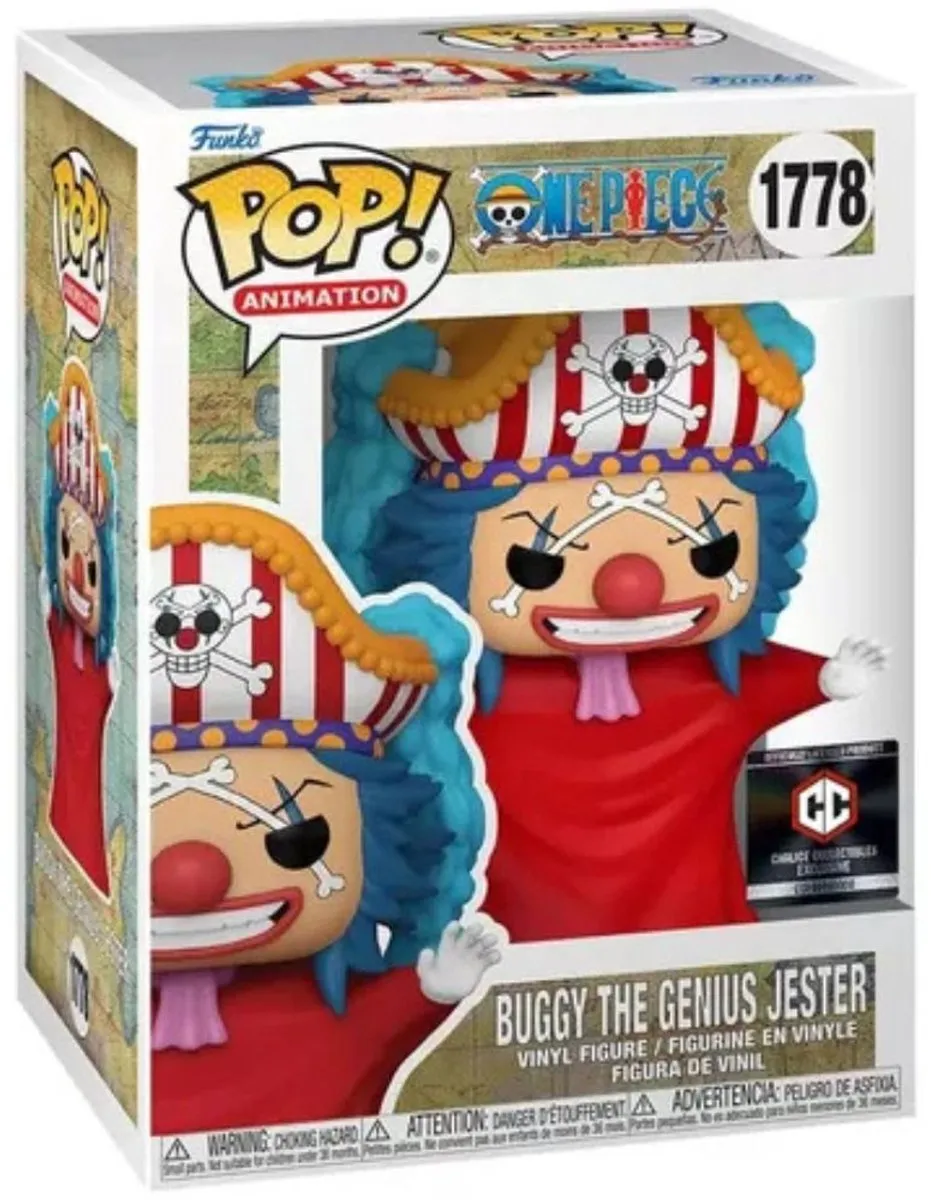 Funko One Piece POP! Movies Buggy Post Time-Skip 9cm - Multicolor