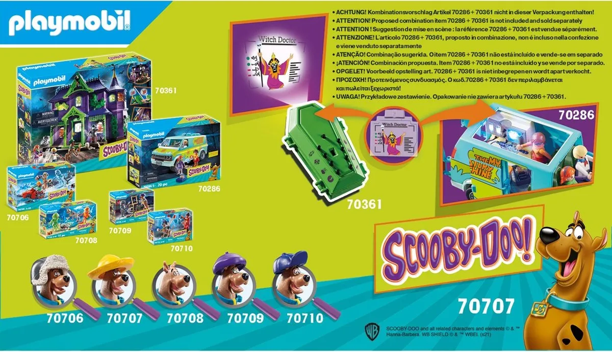 Playmobil Scooby-Doo! Witch Doctor 70707 - Avontuur