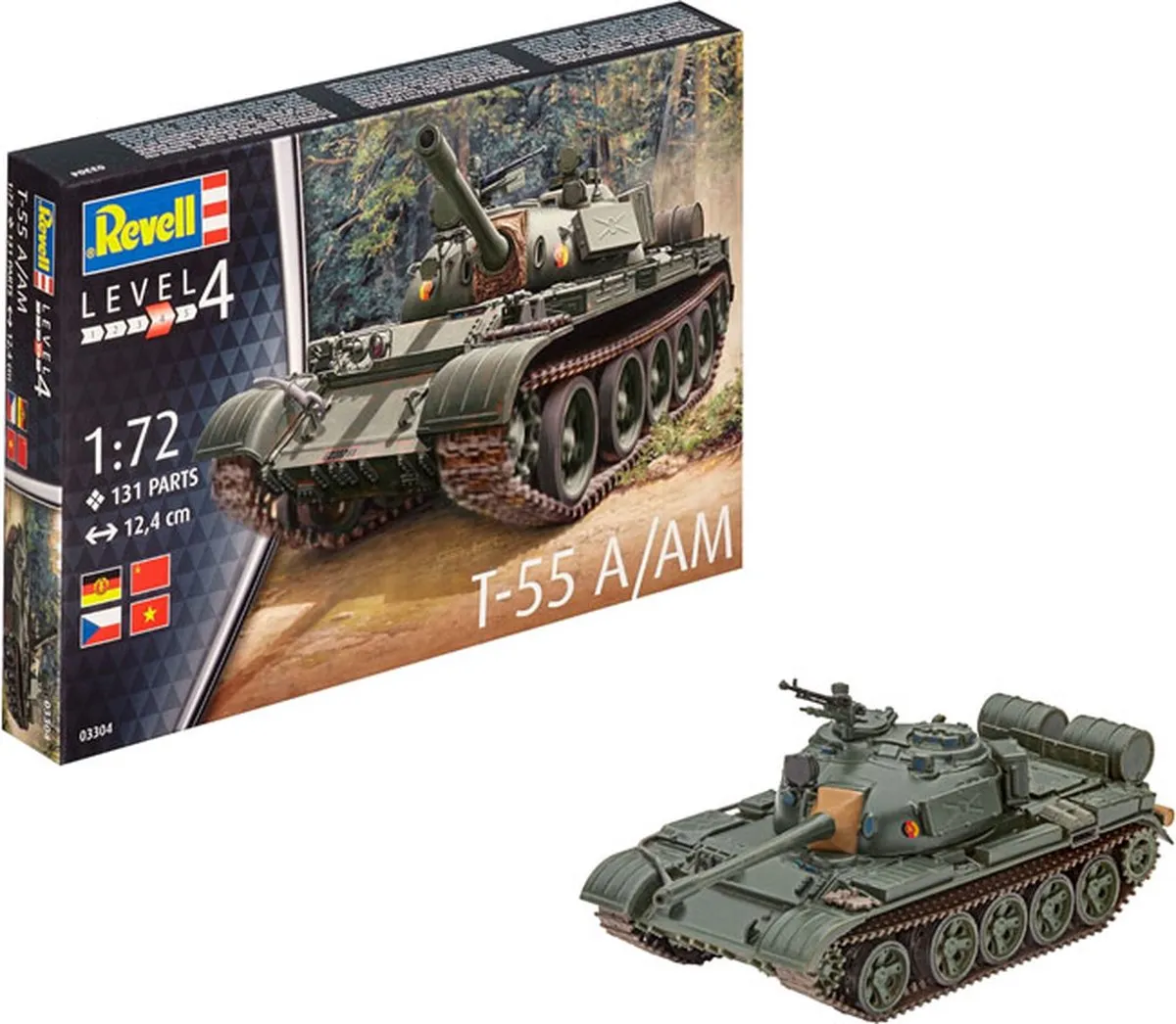Revell 1:72 T-55 A/AM Modelbouwset