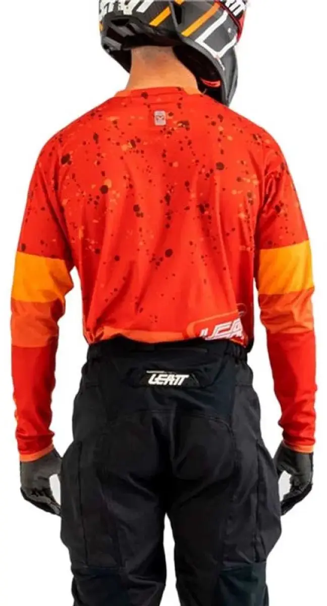 Leatt Moto 4.5 Enduro Jersey - M - Zwart/Oranje
