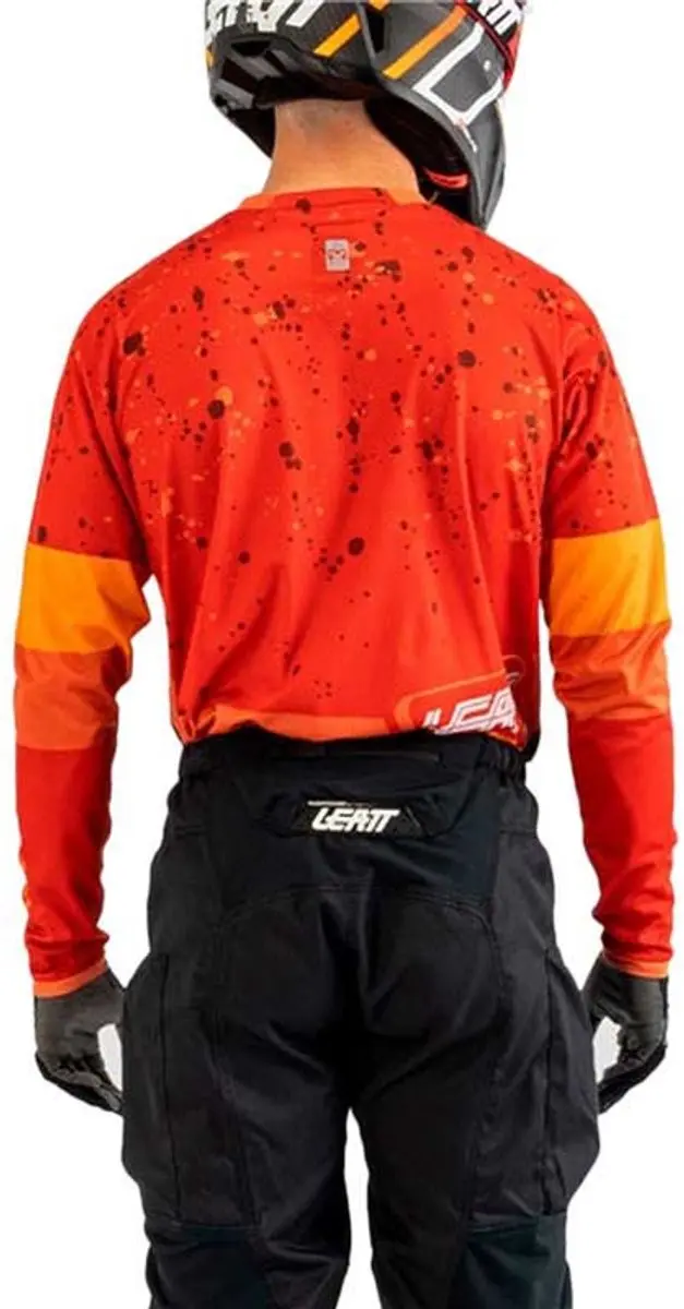 Leatt Moto 4.5 Enduro Jersey - M - Zwart/Oranje