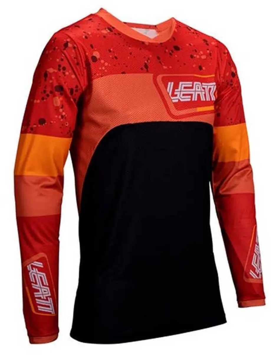 Leatt Moto 4.5 Enduro Jersey - M - Zwart/Oranje