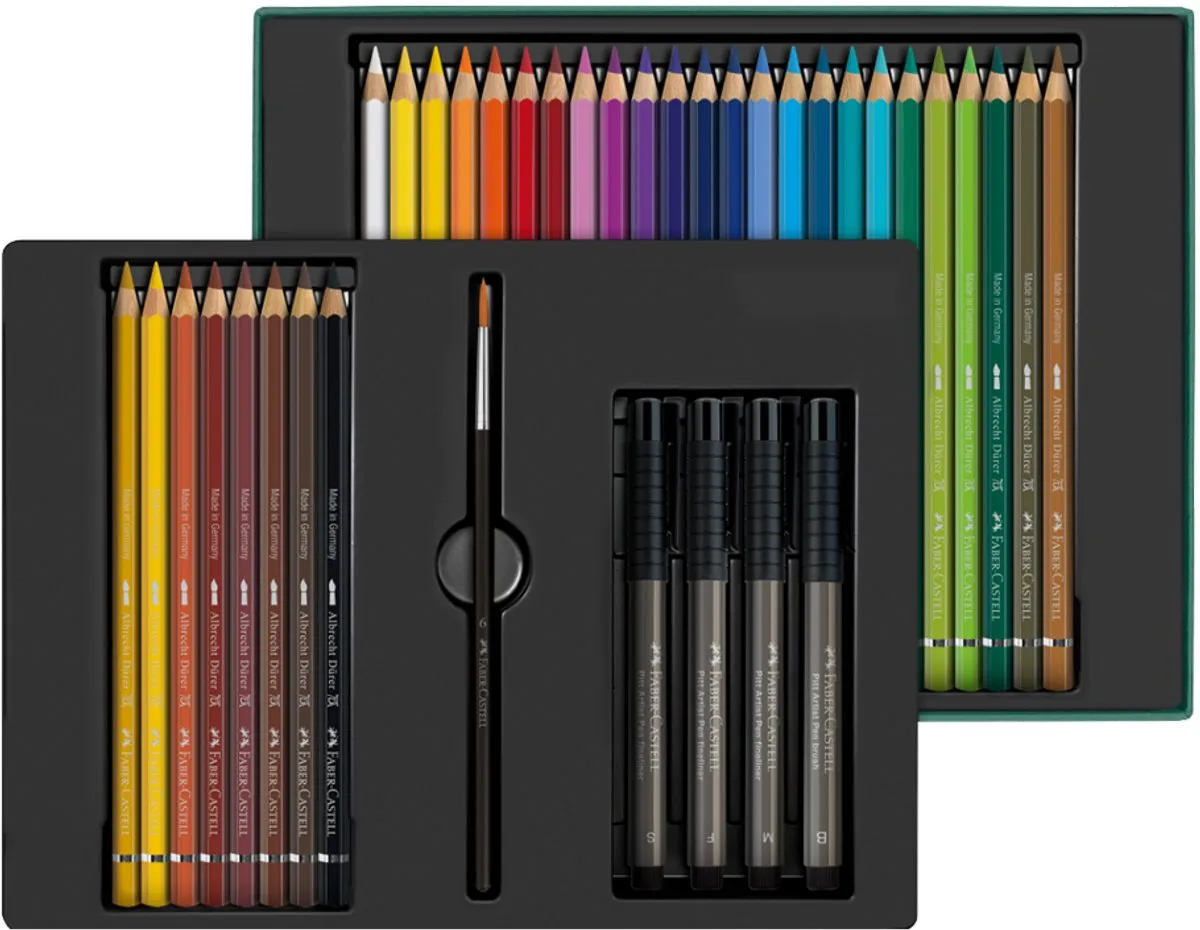 Faber-Castell Albrecht Dürer & Pitt Artist Pen Set 37-delig - 32 Kleuren