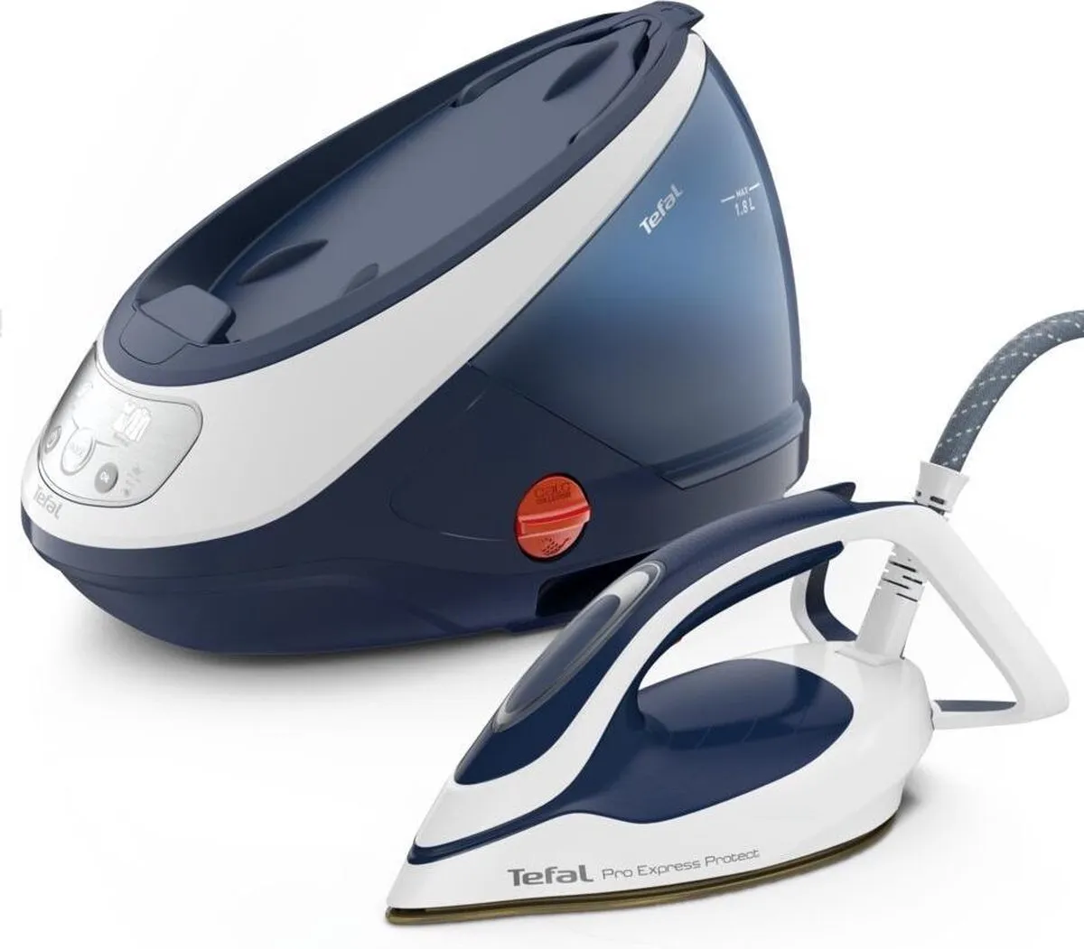 Tefal Pro Express Protect GV9221 Stoomgenerator 2600W - Blauw/Wit