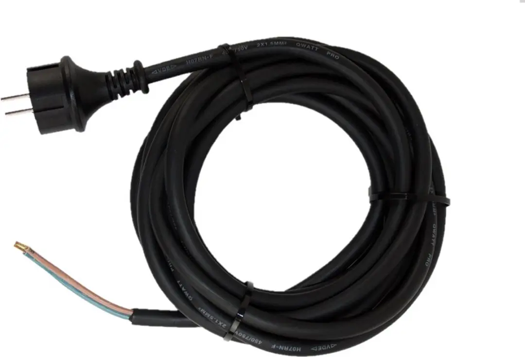 Aansluitsnoer klas.II 3m 2X1,0 H05RN-F IP44/10A