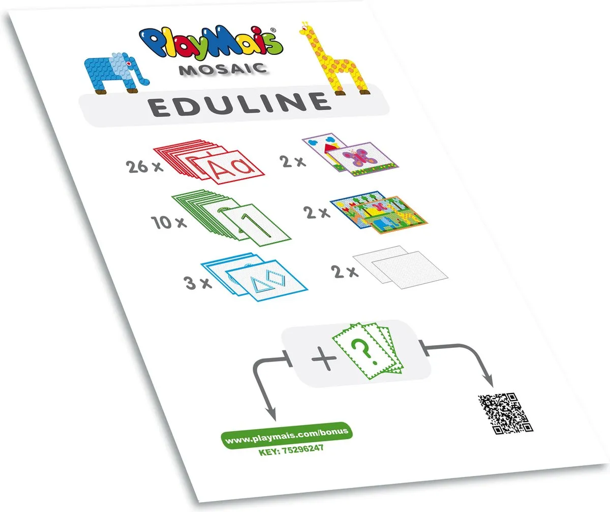 PlayMais Eduline Mosaic Meerkleurig - 12.055 Stukjes