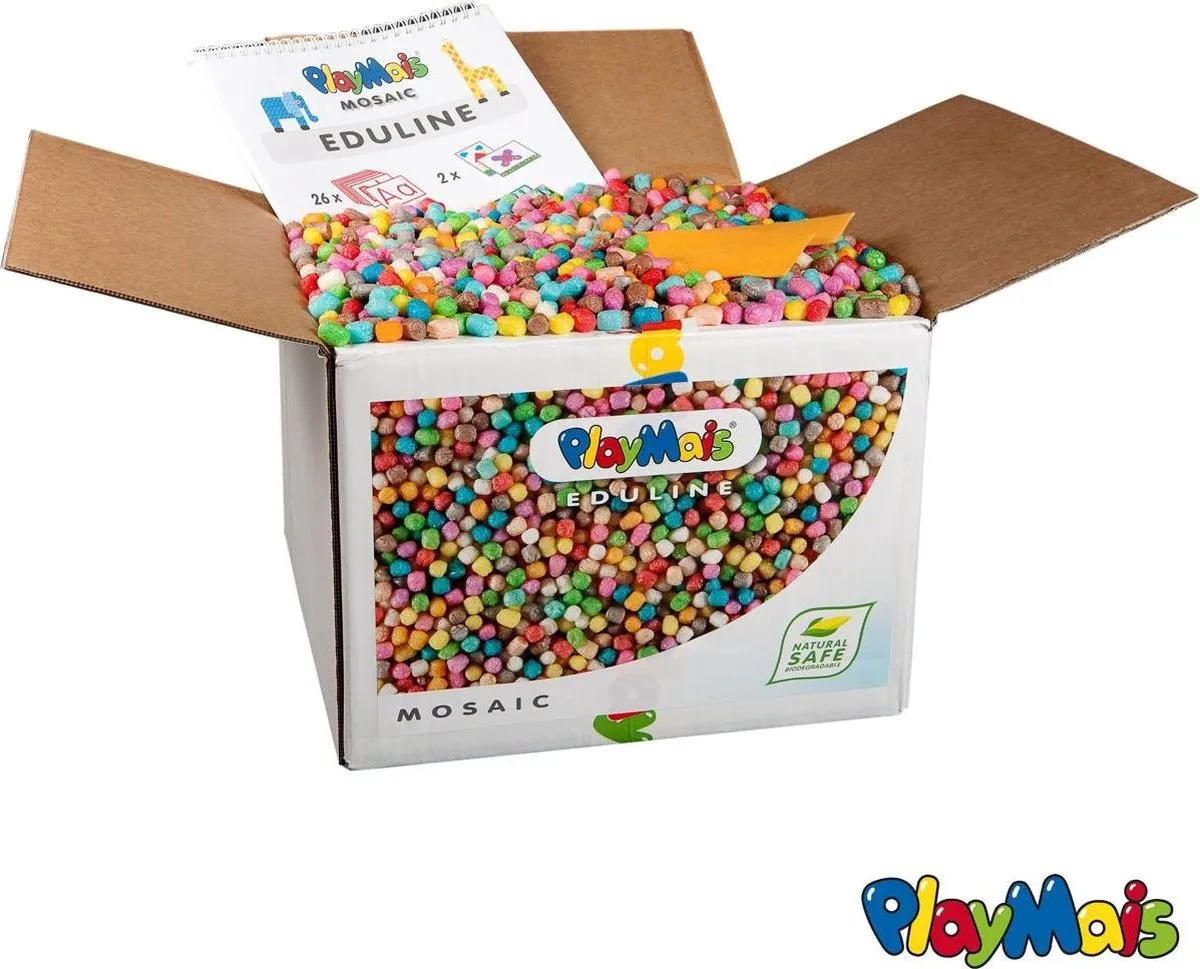 PlayMais Eduline Mosaic Meerkleurig - 12.055 Stukjes