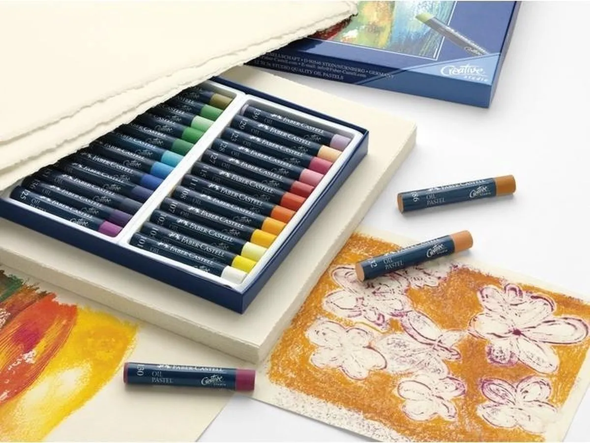 Faber-Castell Creative Studio Oliepastelkrijt 24 Stuks