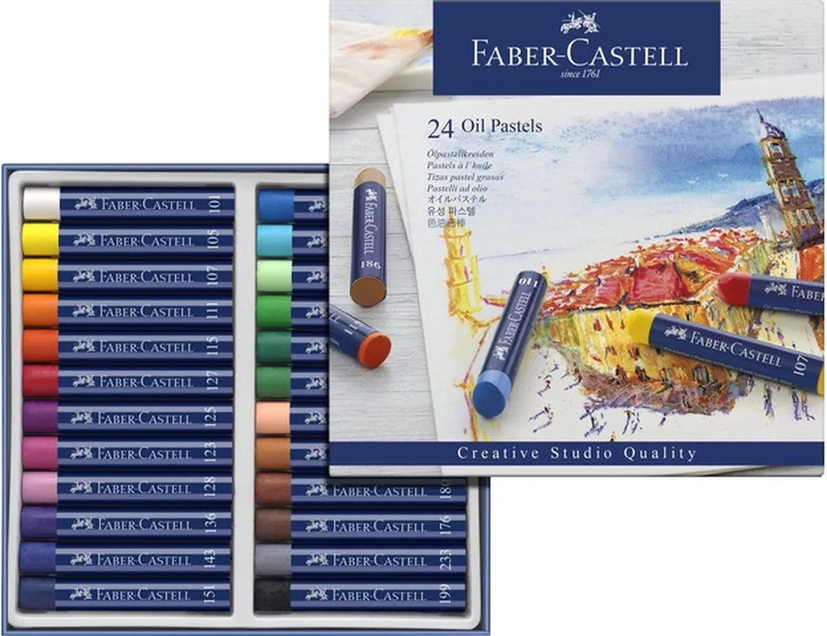 Faber-Castell Creative Studio Oliepastelkrijt 24 Stuks