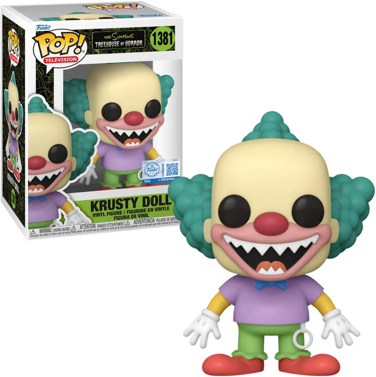 Funko Pop! The Simpsons Krusty Doll 1381