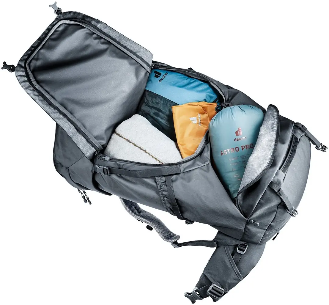 Deuter Voyager 60 Rugzak - 60L - Zwart - afbeelding 4 van 6