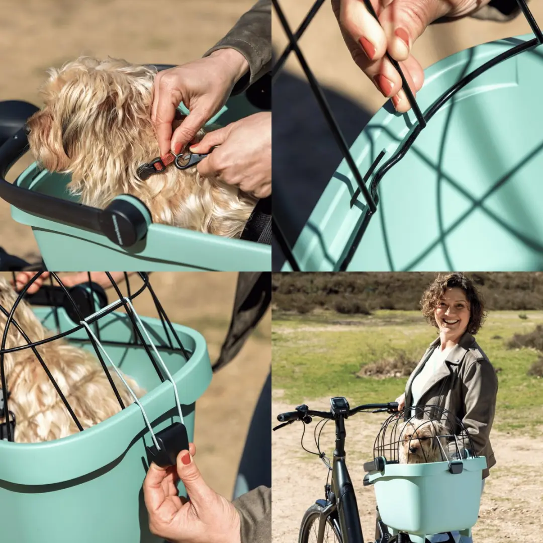 New Looxs Clipper Racktime 2.0 Fietsmand - 28L - Antraciet