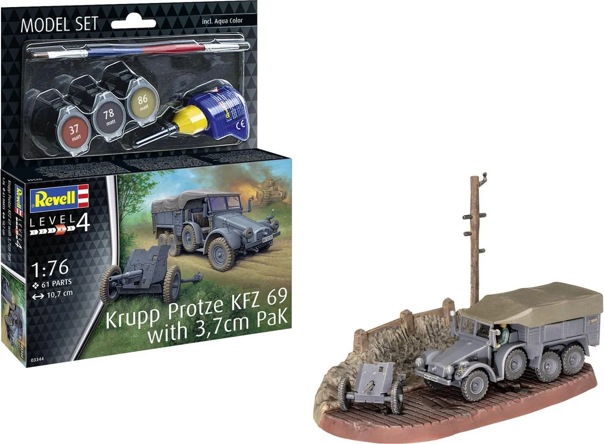 Revell 63344 Krupp Protze KFZ 69 Modelbouwpakket