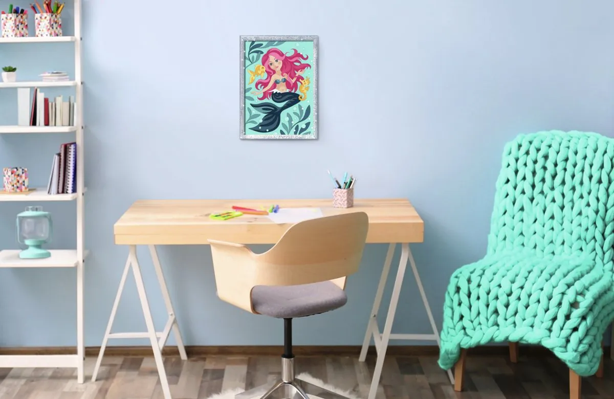 Ravensburger Schilderen op Nummer Zeemeermin Glitter - Multicolor