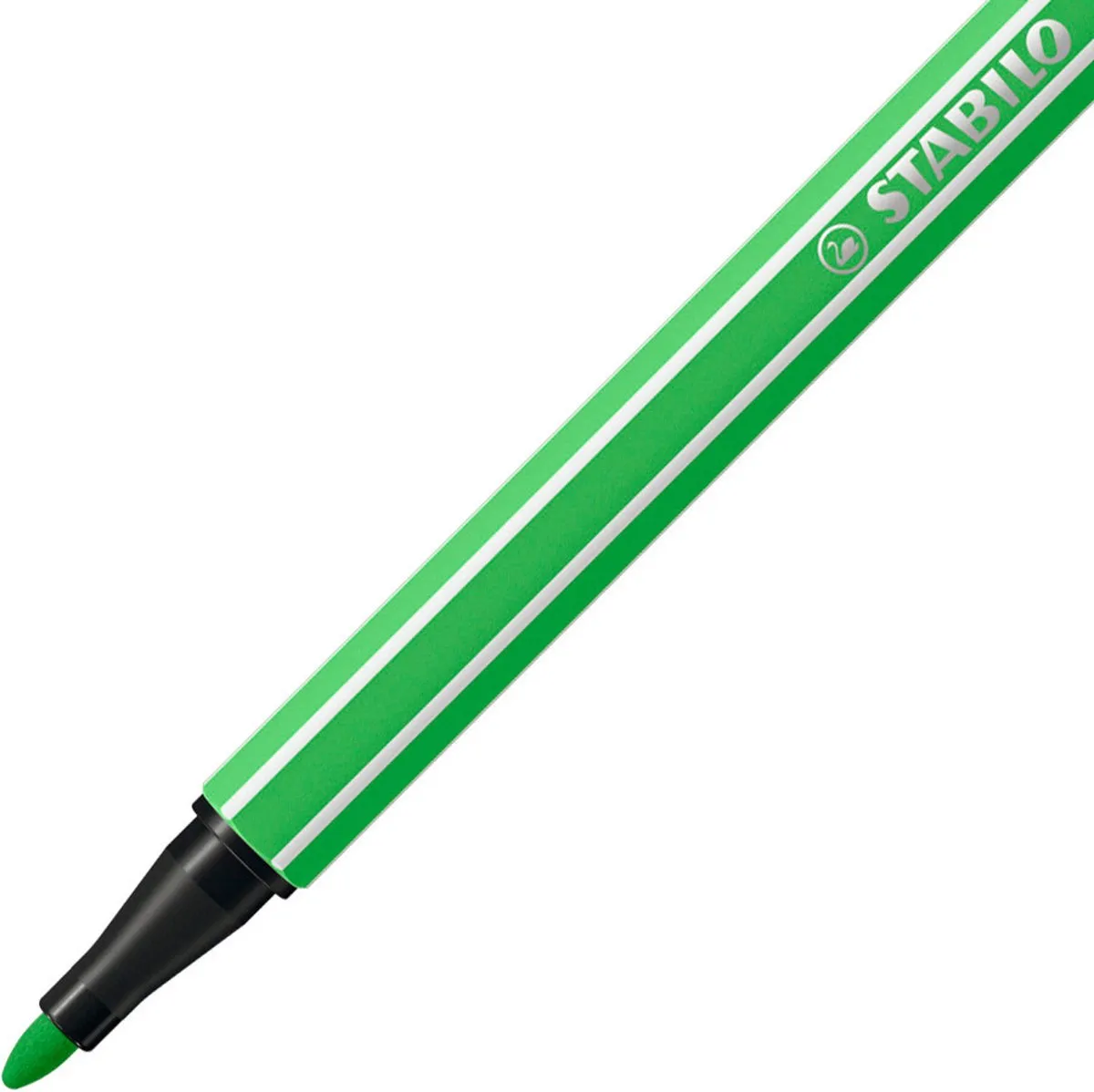 STABILO Pen 68 Viltstift - Loofgroen - 10 Stuks