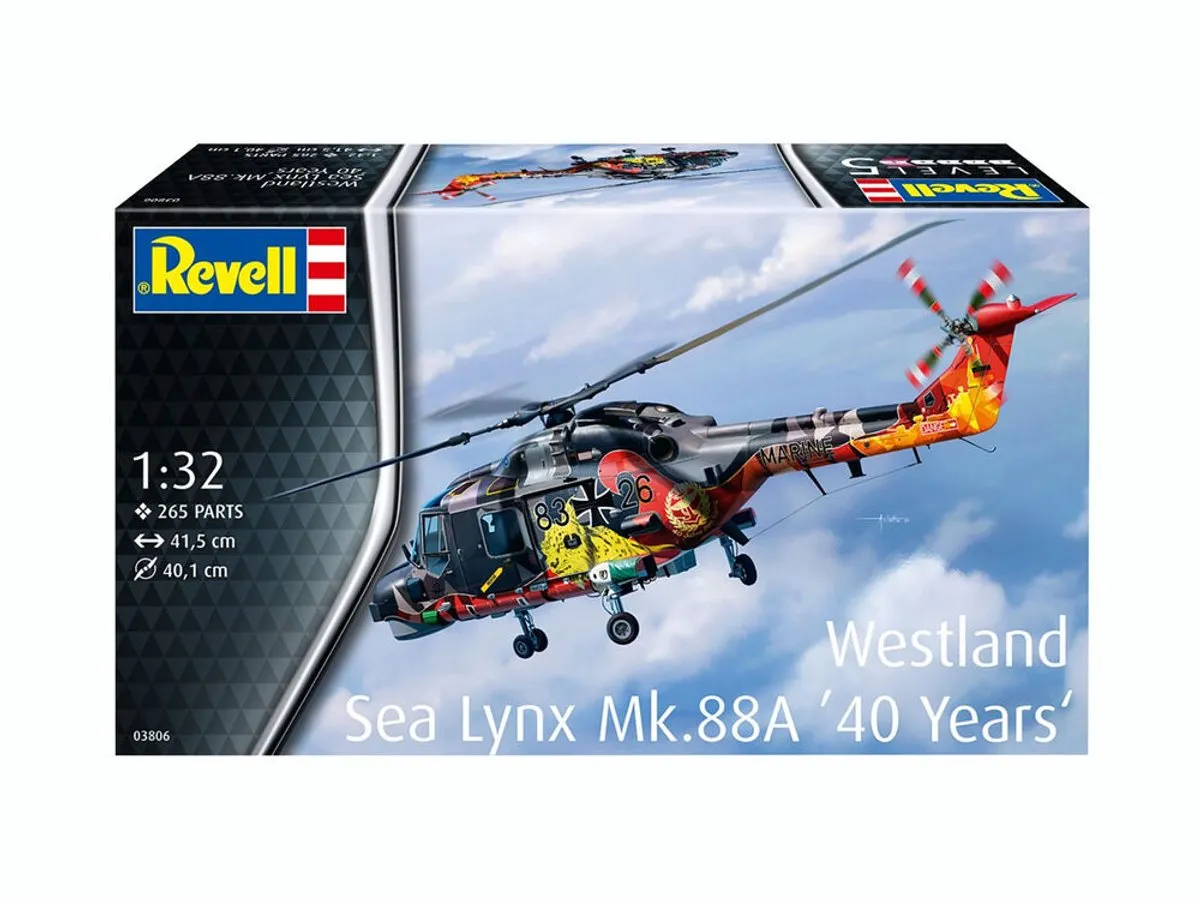 Revell 03806 Westland Sea Lynx MK.88A Modelbouwpakket - Helikopter 1:32 - Multi