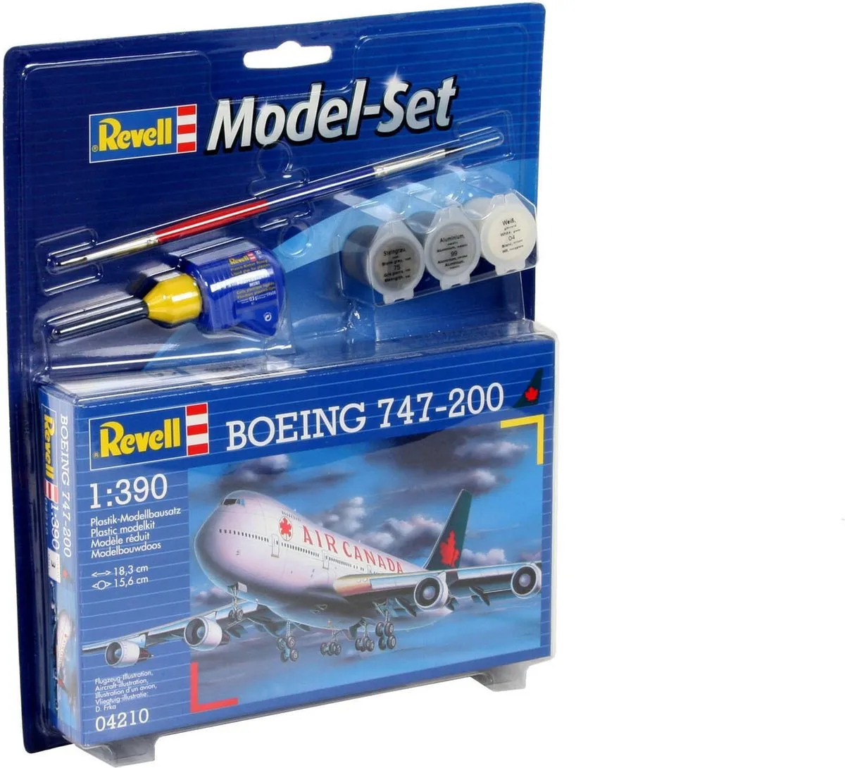 Revell Boeing 747-200 Air Canada Modelbouwpakket 1:390