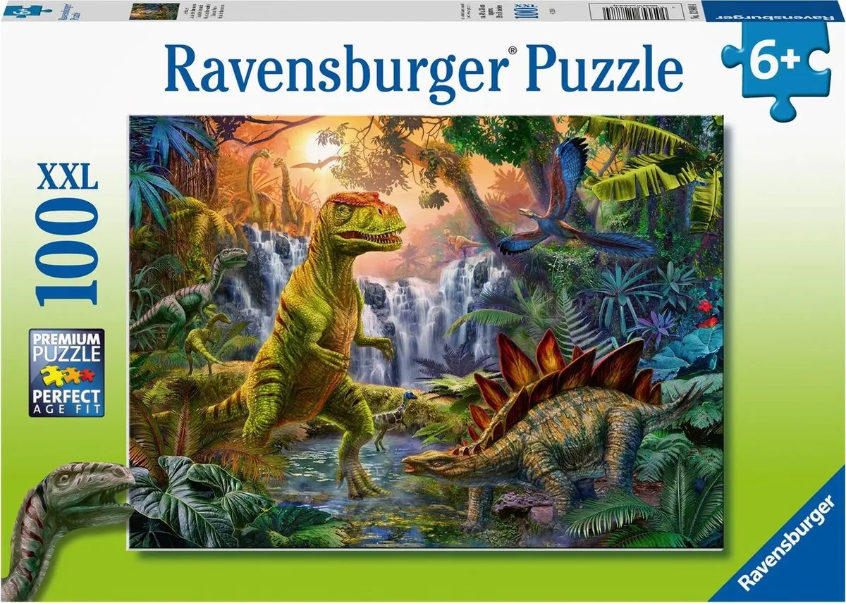 Ravensburger Oase van Dinosauriërs Legpuzzel 100 Stuks