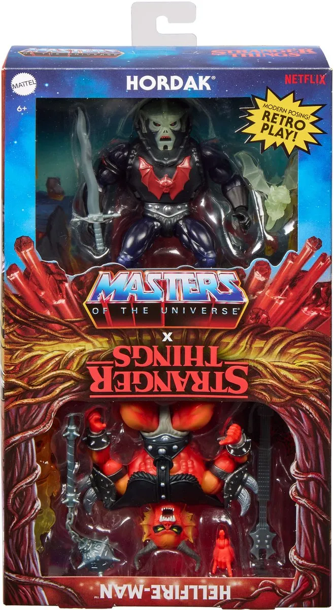 Mattel Masters of the Universe x Stranger Things Hordak & Hellfire-Man - 2-Pack