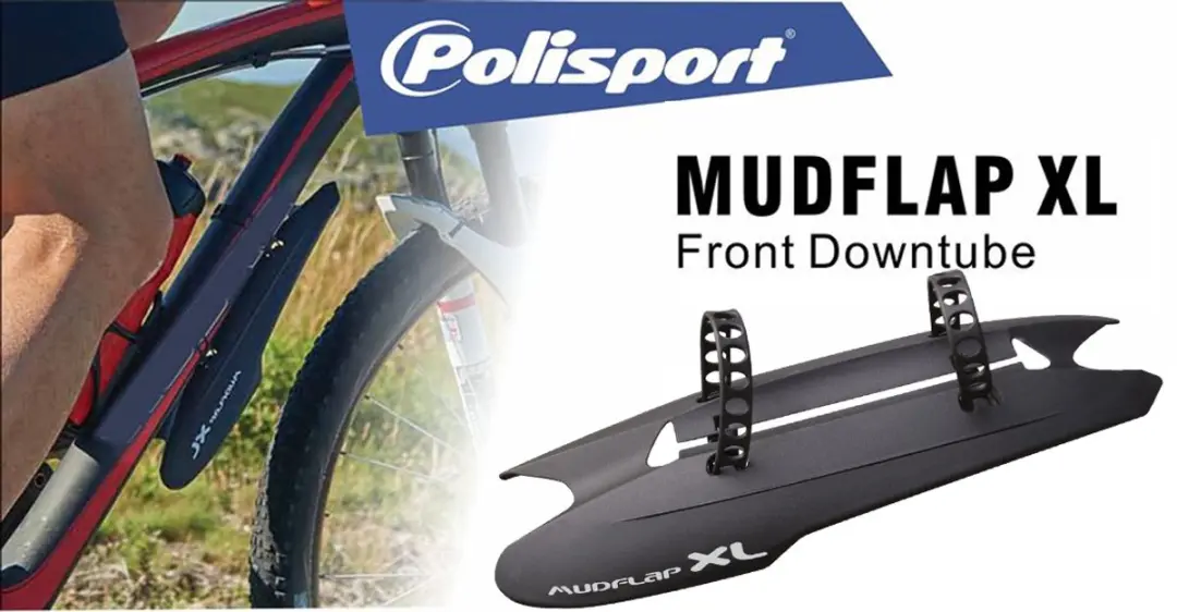 Polisport Mudflap XL Voorspatbord 26/27.5/29" - Zwart - afbeelding 2 van 6
