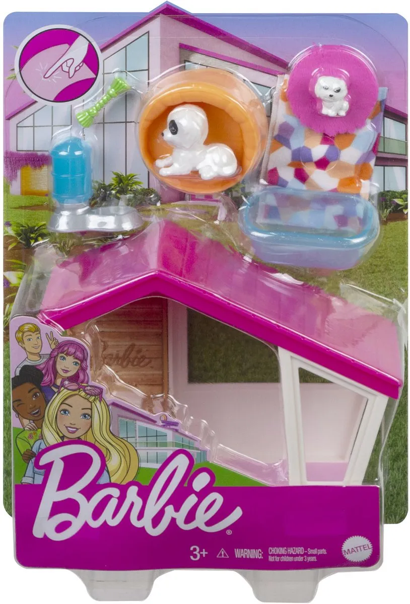 Barbie Mini-Speelset Hondenhok