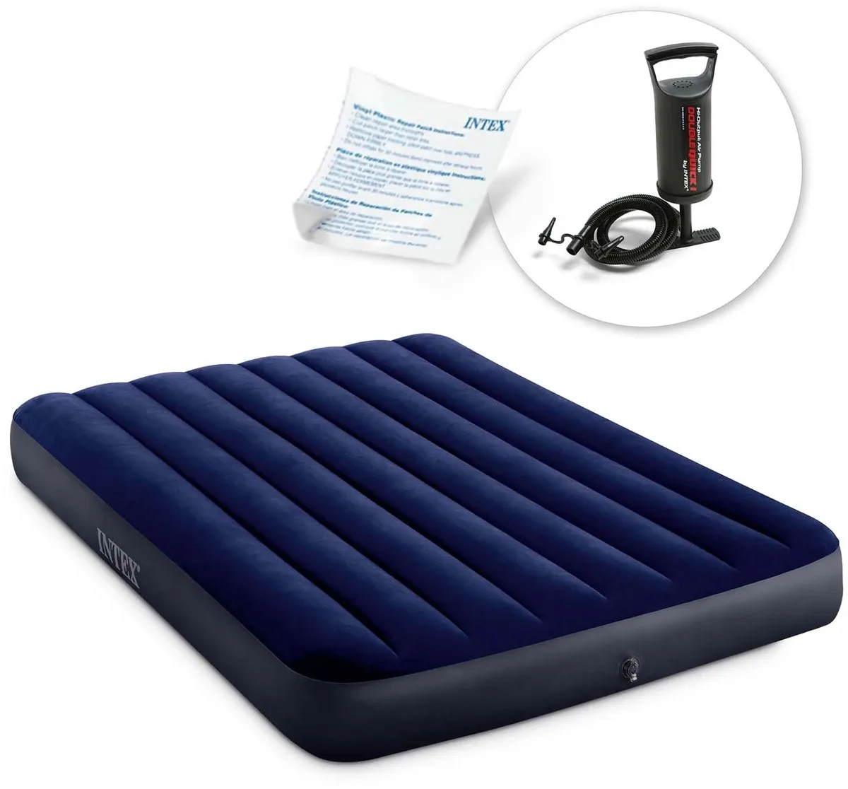 Intex Luchtbed 64758 - 191x137x25cm - Blauw