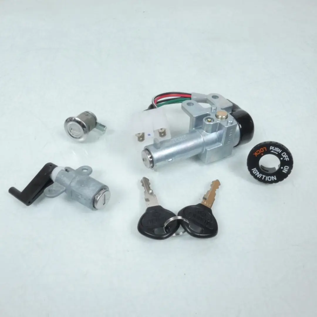 Kit serrure Tecnium pour Scooter Kymco 125 People Euro2 2003 169307 Neuf