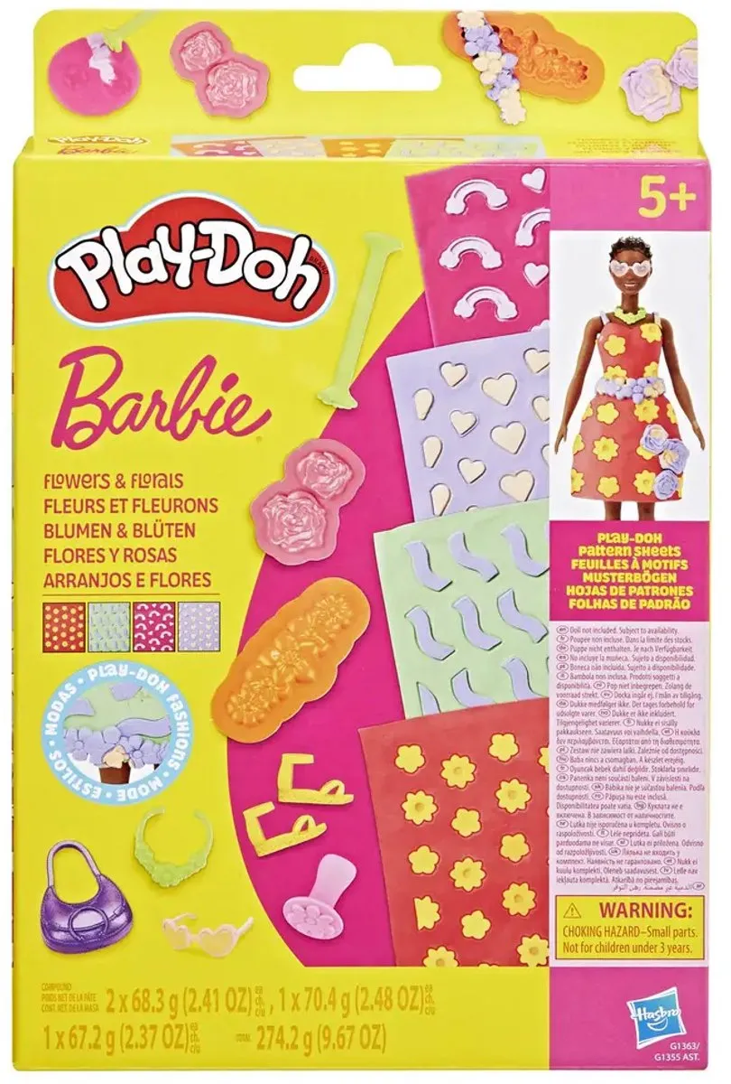 Hasbro Play-Doh Barbie Designer Patroon Pack