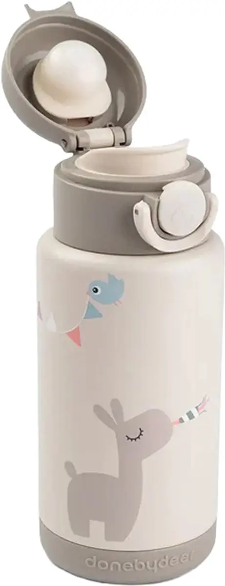 Done By Deer Geïsoleerde Drinkfles 0.34L - Beige - afbeelding 6 van 6
