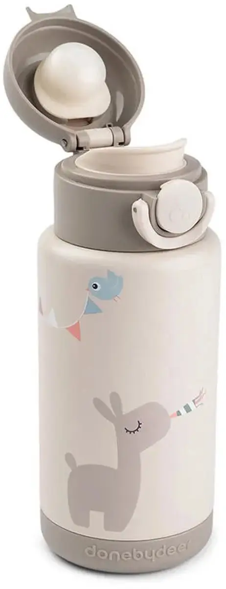 Done By Deer Geïsoleerde Drinkfles 0.34L - Beige