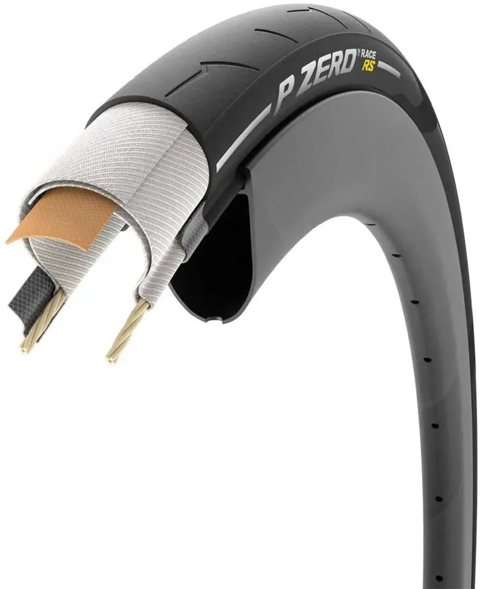 Pirelli P Zero Race Rs Speedcore 700x35 Tubeless - Baanfietsband - Zwart - afbeelding 2 van 6