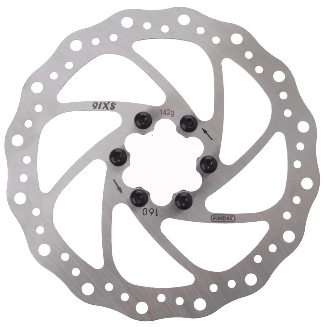 Elvedes SX16 Fiets Remschijf RVS Ø160mm - afbeelding 4 van 6