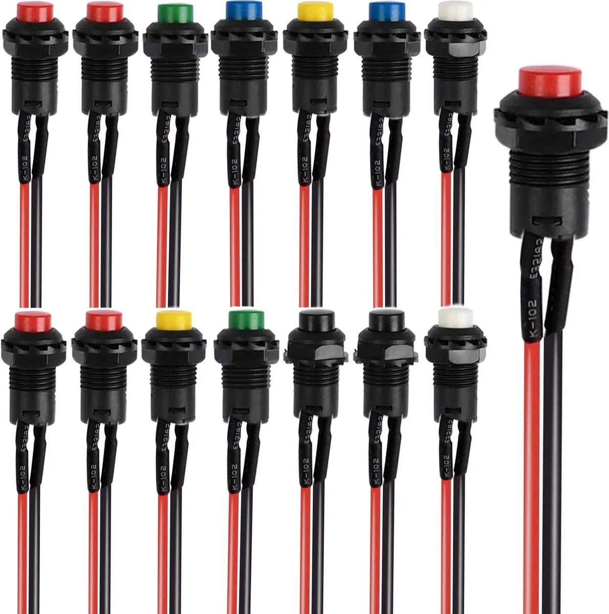 Xiaomi Mini Drukknoppen Waterdicht - 14 Stuks - 6 Kleuren - afbeelding 2 van 2