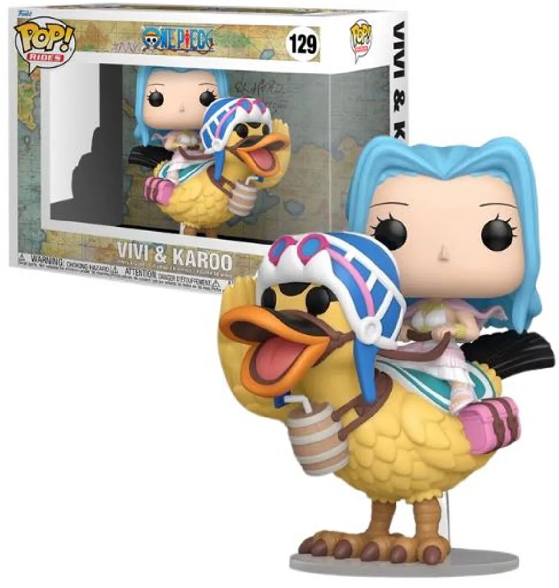 Funko Pop! One Piece Vivi & Karoo #129 FK75584 - Multicolor