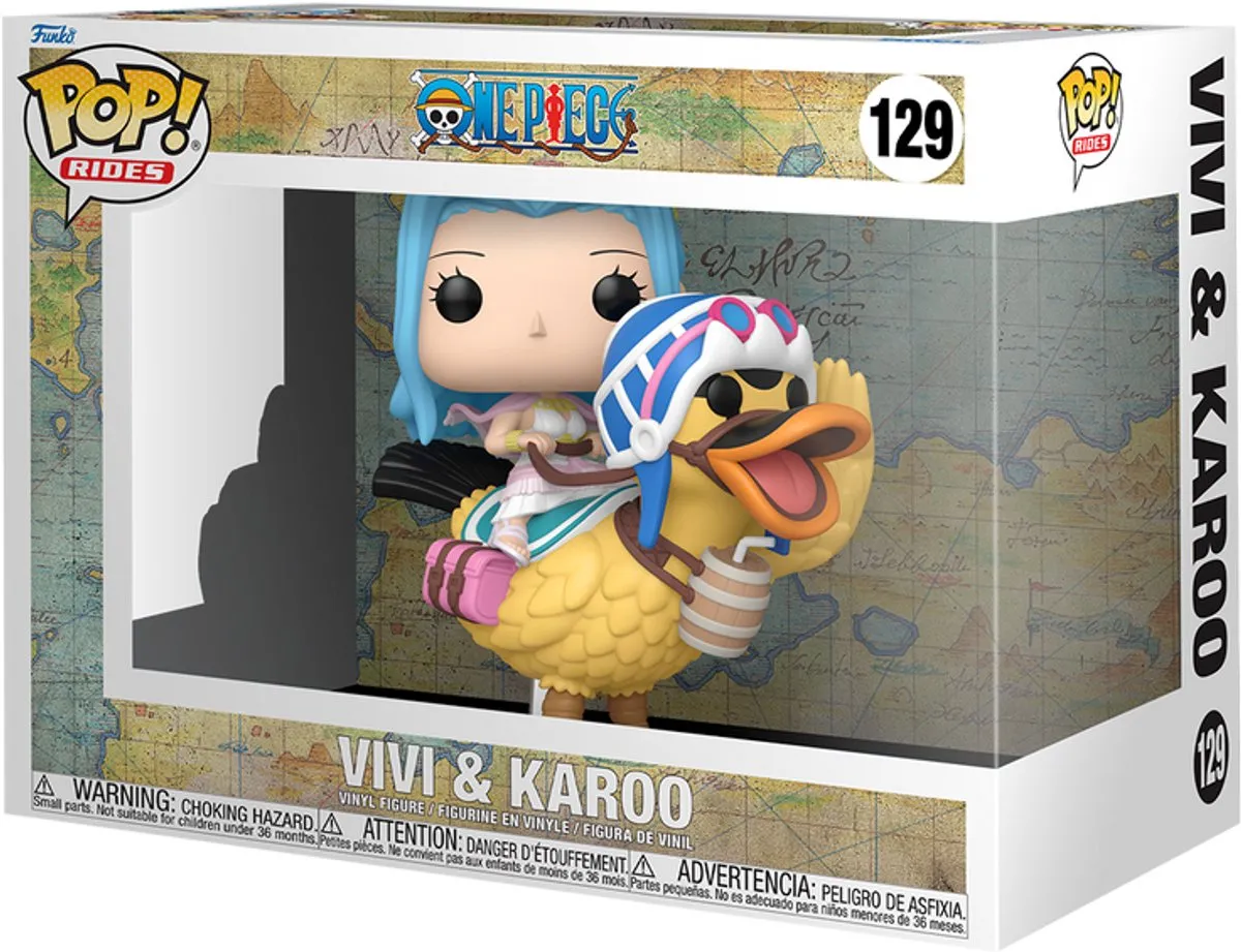 Funko Pop! One Piece Vivi & Karoo #129 FK75584 - Multicolor